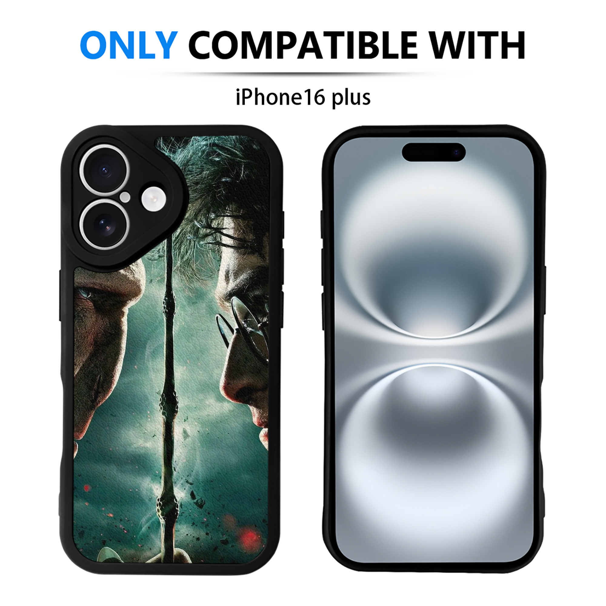 （画像用） Harry Potter ハリー・ポッターシリーズ 【iPhone 16シリーズ対応】シリコンスマホケース（レザー調） 材質：シリコン